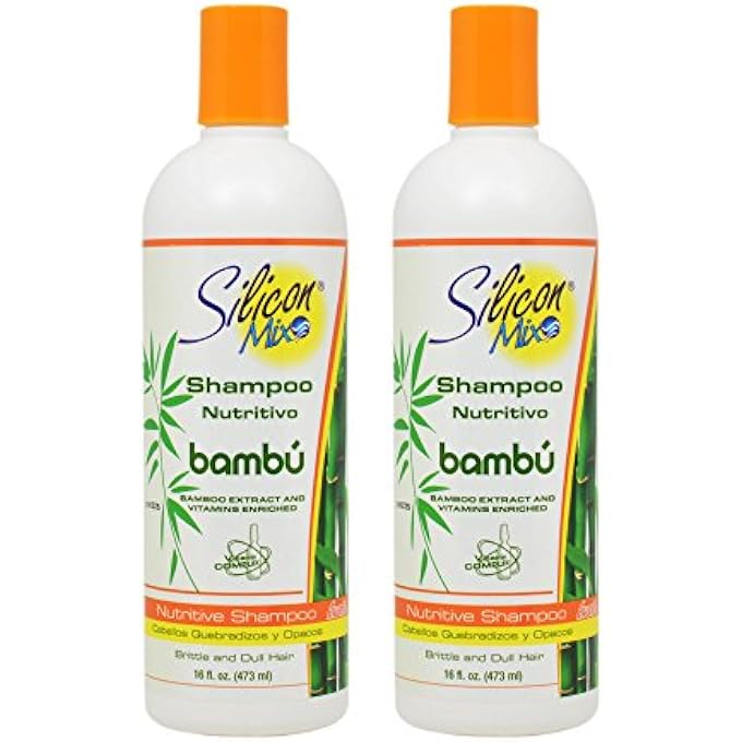 Silicon Mix BAMBU SHAMPOO 16OZ"PACK OF 2"