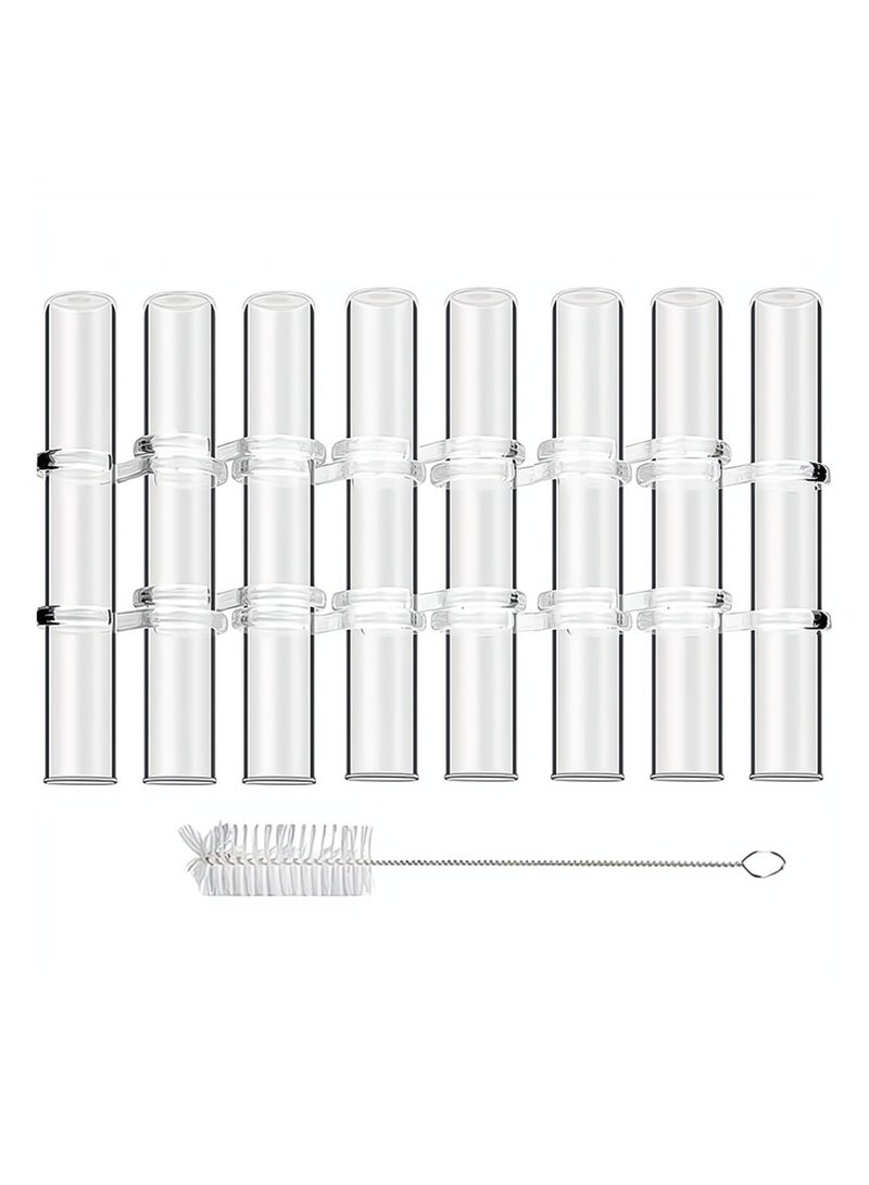 Elegant Hydroponic Glass Test Tube Vase for Desktop Plant Decor Unique Terrarium Planter 18X3CM - Image 1