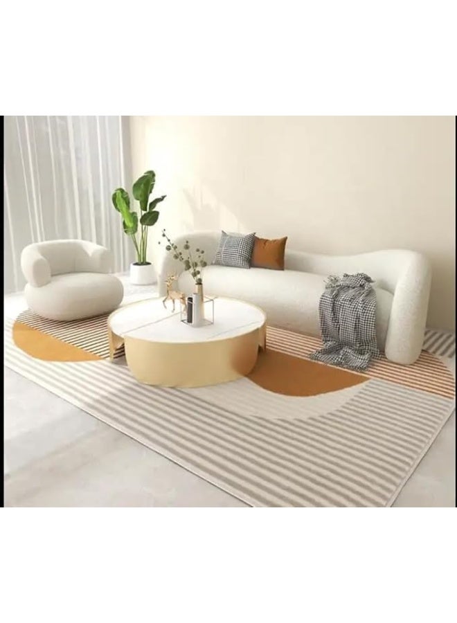 Poppins Home Nordic Elegance Polyester Cashmere Velvet Sofa and Modern 1 Piece Living Room Furniture Set with Wood Accents - Image 2