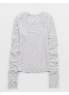 Aerie OFFLINE By Aerie Thumbs Up Ribbed T-Shirt  - Image 2