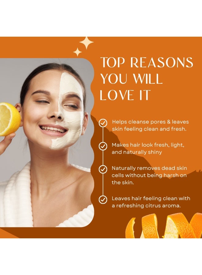 Bliss of Earth Orange Peel Powder For Face & Glowing Skin, 100g - Image 3