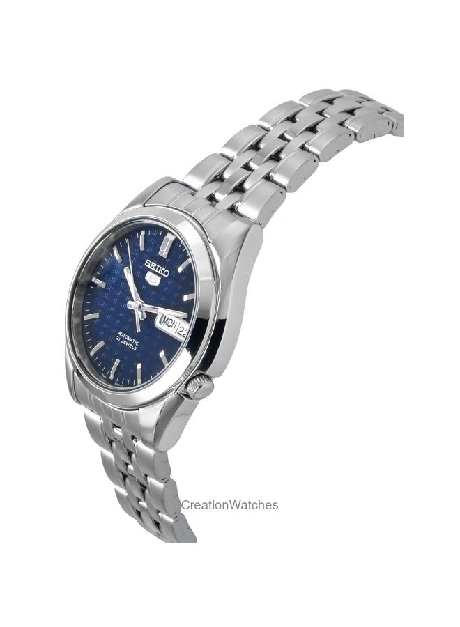 Seiko 5 Automatic Men's Stainless Steel Watch SNK357K | Blue Dial - Image 3