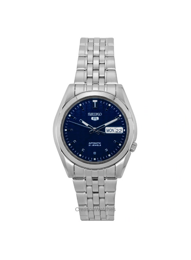 Seiko 5 Automatic Men's Stainless Steel Watch SNK357K | Blue Dial - Image 1