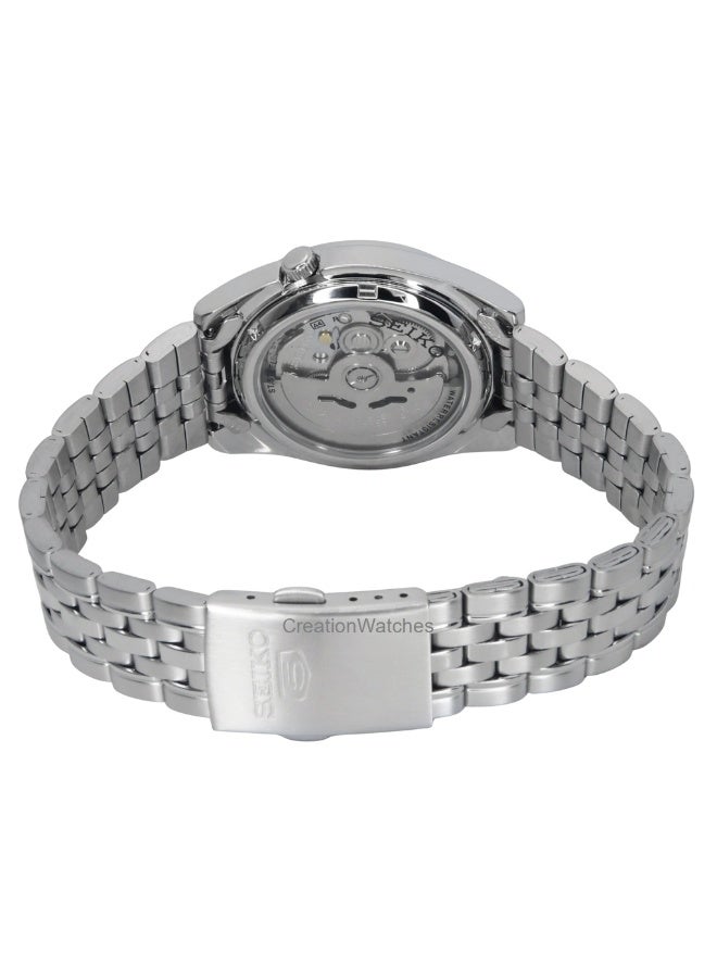 Seiko 5 Automatic Men's Stainless Steel Watch SNK357K | Blue Dial - Image 4