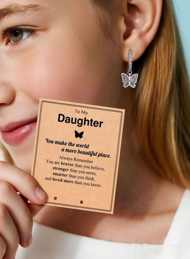 BxkSky Valentines Day Gifts for Daughter from Mom Christmas Easter Birthday Gifts for Daughter Earrings - Image 3