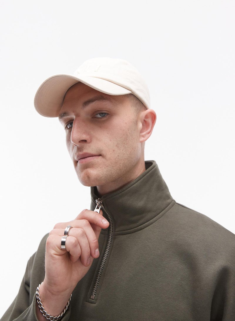 TOPMAN Oversized 1/4 Zip Sweatshirt  - Image 3