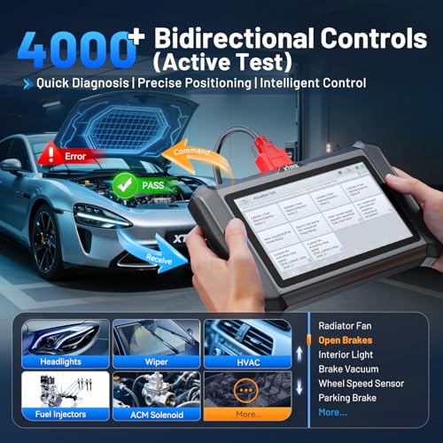 XTOOL D7S OBD2 Scanner Diagnostic Tool 2025 Bidirectional Scan Tool Ver. of D7 with ECU Coding, Active Test, FCA, All-System 39+ Resets, Crankshaft Relearn, DoIP/CAN FD, 3-Yr Update - Image 3