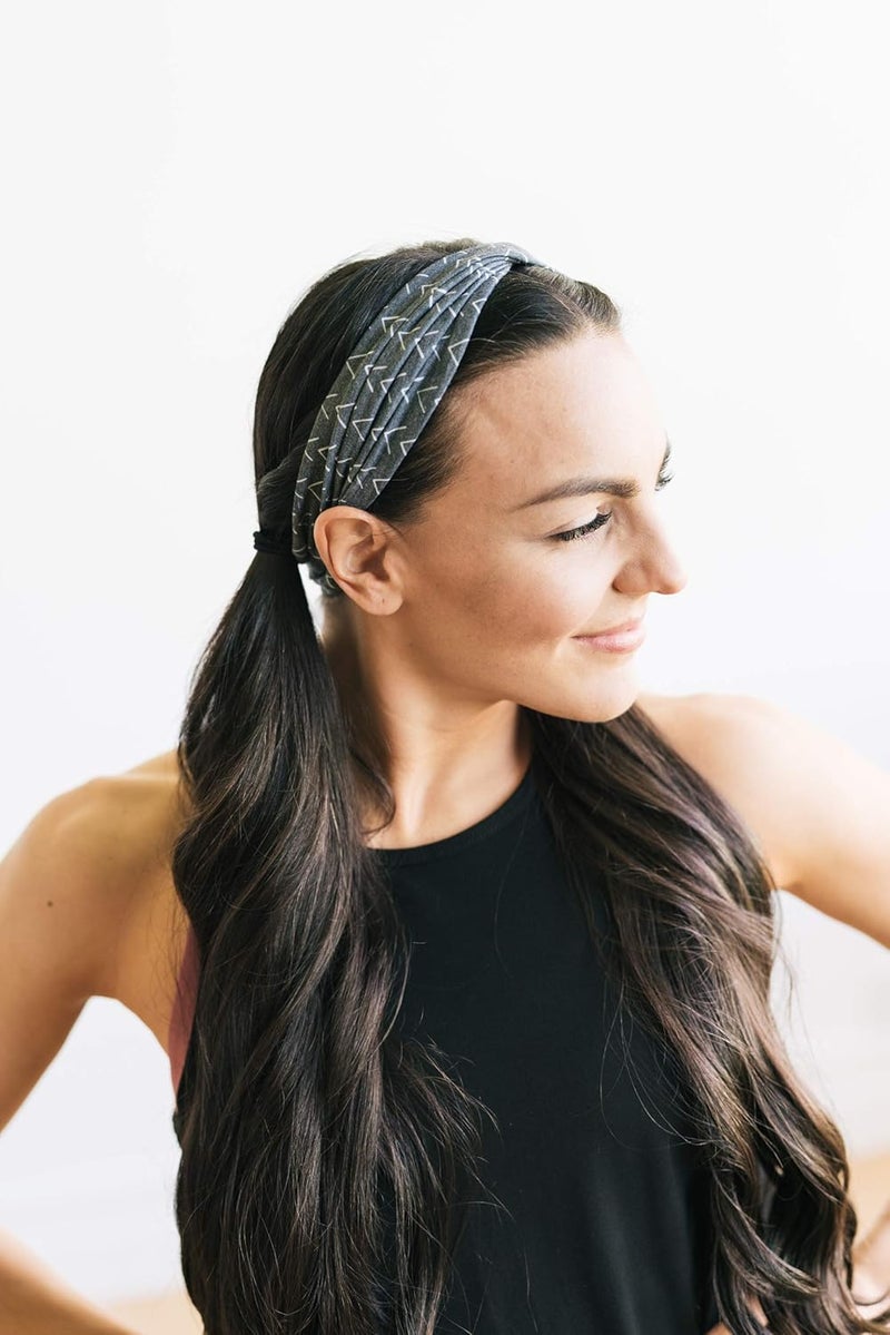 Maven Thread 4" Wide Workout Headbands for Women (2 Pack) – Non-Slip Sweatbands for Gym, Running & Yoga - Image 4