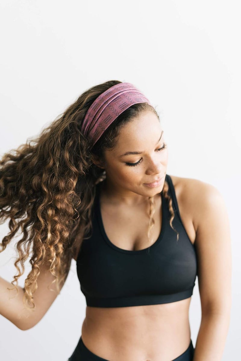Maven Thread 4" Wide Workout Headbands for Women (2 Pack) – Non-Slip Sweatbands for Gym, Running & Yoga - Image 3
