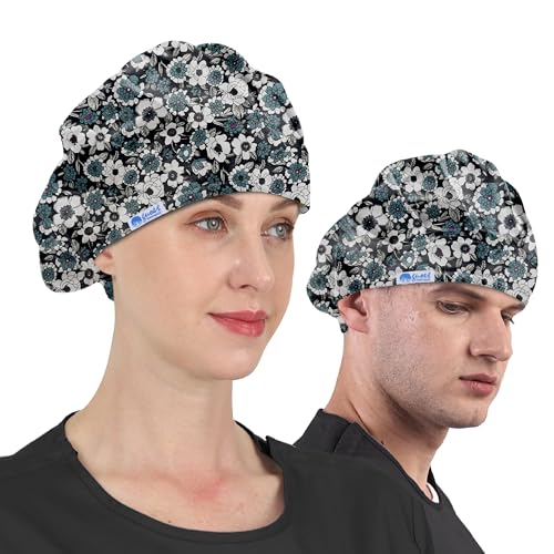 GUOER Hat Bouffant Cap One Size Multi Color (Color New 2) - Image 2
