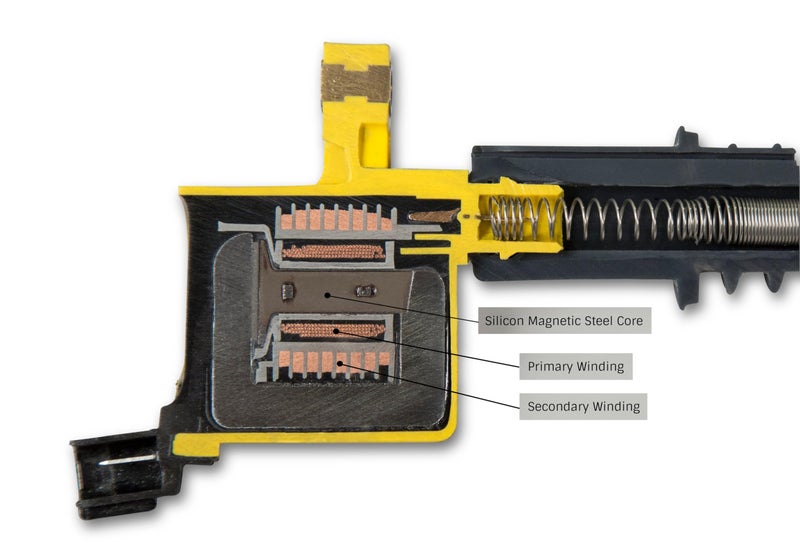 ACCEL 140033E SuperCoil Ignition Coil - Yellow, Individual - Image 2