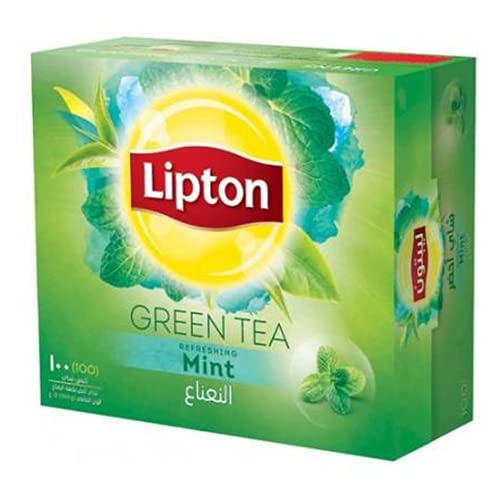 Lipton Green Tea Refreshing Mint 100 Tea Bags, 150 Gram - Image 5
