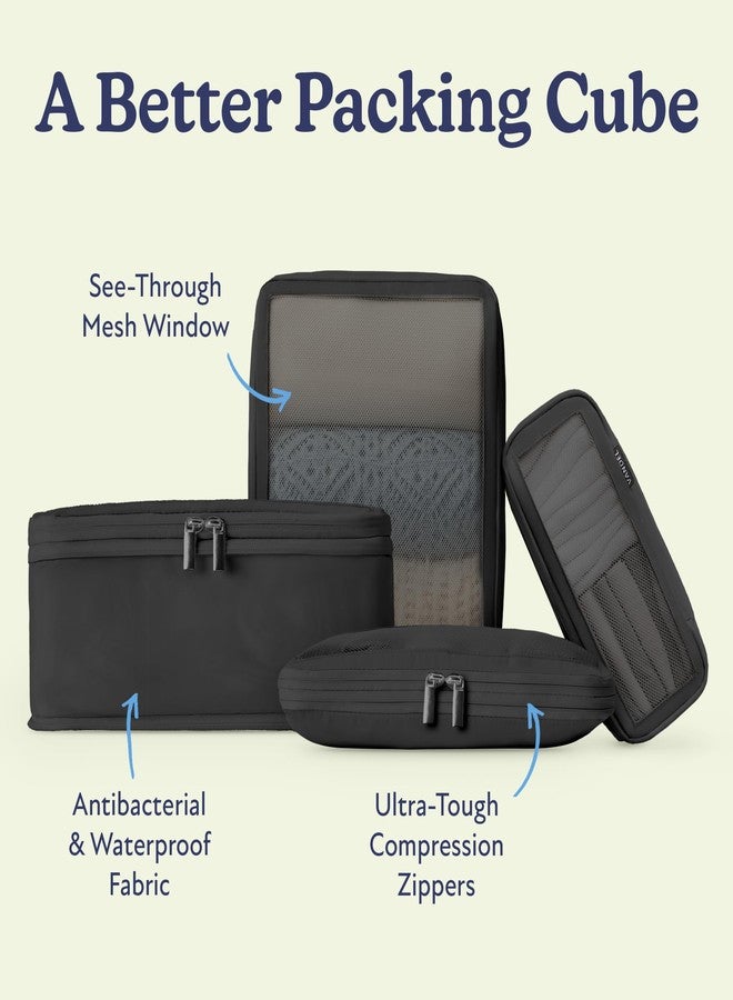 Vandel Space-Saving Compression Packing Cubes for Women, Men, Compressible Carry On Suit Case Organizer Luggage Packing Cubes for Travel Organizer Bags for Luggage and Backpacks, Suitcase Cube - Image 3