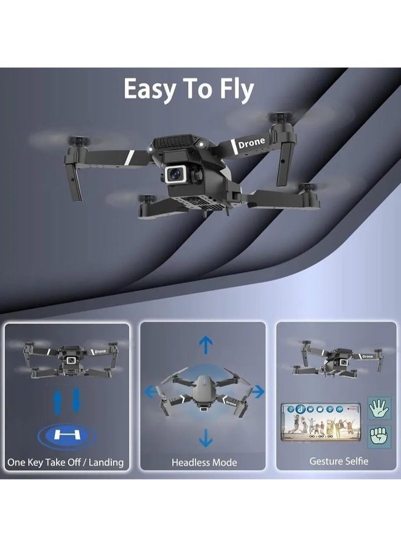ELTRAZONE E99 PRO Drone – Professional 4K HD Dual Camera, Automatic Obstacle Avoidance, Foldable, Height Keep, Mini Helicopter with Long Flight Time and Easy Controls for Beginners and Experts  - Image 5