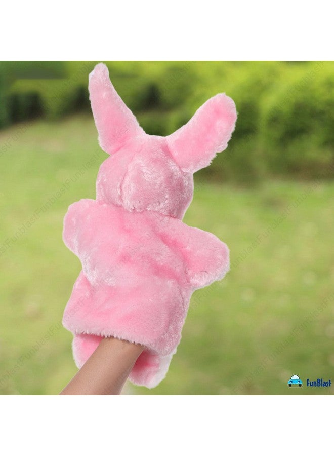 FunBlast Hand Puppets for Kids - Cute Bunny Hand Puppet for Children, Story Telling Puppet for Kids, Hand Puppet Toy, Soft Hand Puppets for Kids, Fun Play Learning Toys for Kids (Pink) - Image 4