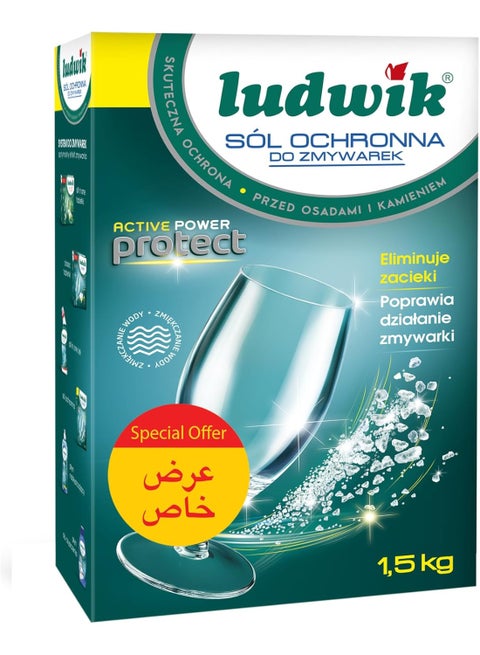 Ludwik Dishwasher Protective Salt, 1.5 kg