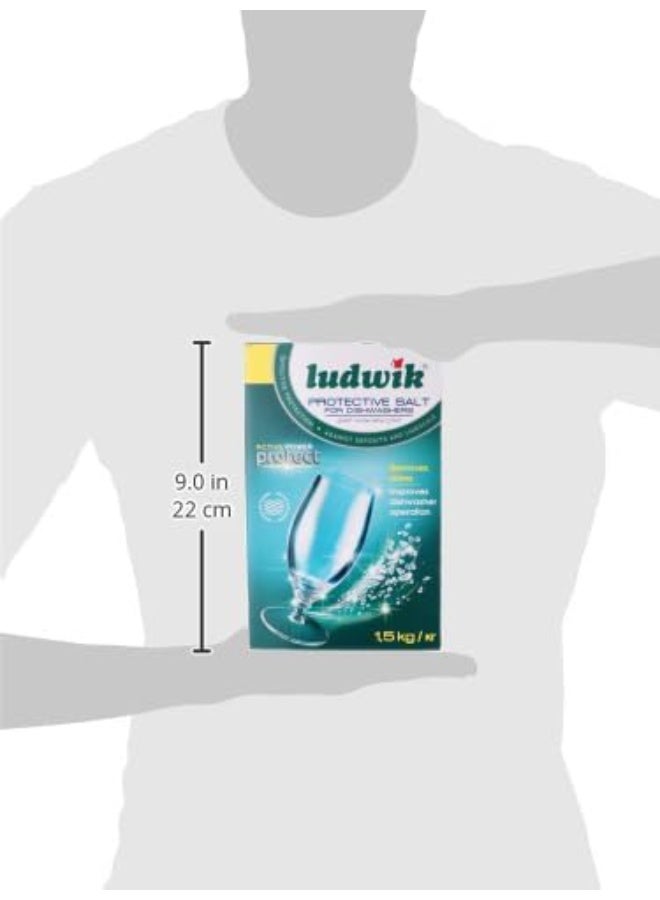 لودفيك ملح لودويك الواقي لغسالة الأطباق، 1.5 كجم - Image 3