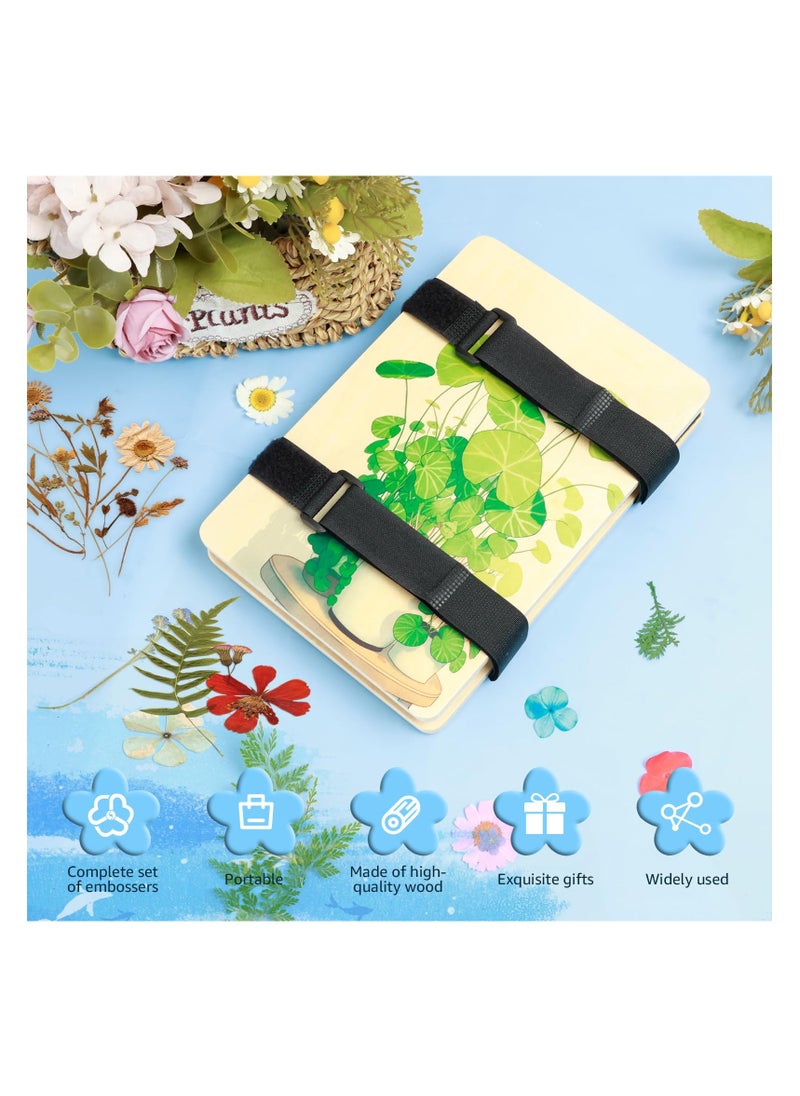 SYOSI - Wood Flower Leaf Plant Press Kit, Complete Flower Preservation Kit, Press DIY Leaf Pressing Kit, Flower Pressing Kit for Flower Plant Preservation Crafts, Great Gift for Creative Plant Lovers - Image 1