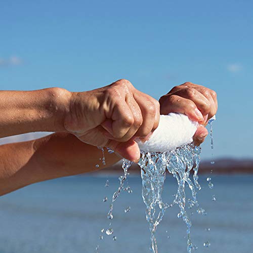 Utopia Towels مجموعة مناشف يوتوبيا 60 قطعة من قماش القطن، 100% قطن حلقي، مناشف وجه فاخرة، عالية الامتصاص وناعمة الملمس، بيضاء - Image 5