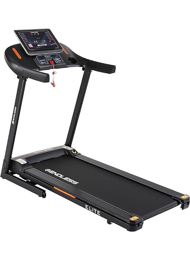 ENDLESS  Elite Treadmill for Home Use - 4HP Peak DC Motor|110 kg Max Weight| Max Speed 14Km/hr| 410mm Area|Speakers|Foldable with manual Incline  - Image 1