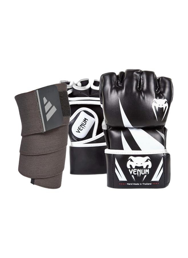 VENUM Challenger MMA Gloves M & Universal Support Wrap Long Combo  - Image 1