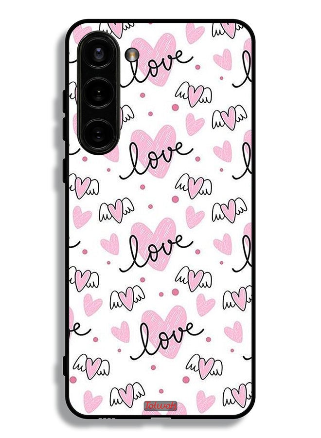 Tolwak Samsung Galaxy S23 5G Protective Case Cover Love And Heart Art Pattern - Image 3