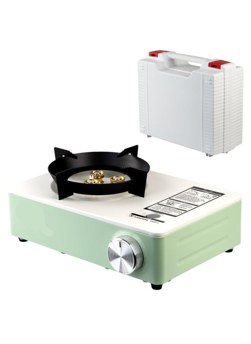 GO2CAMPS Premium Portable High-Flame Butane Camping Stove Kit with Auto Ignition, Durable Carry Case & 4 Included Fuel Canisters – Complete Outdoor Cooking Solution for Camping, Hiking, Backpacking, Picnics & Emergency Preparedness  - Image 2
