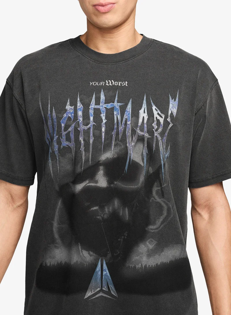 Nike BLACK Jordan Og Nightmare T-Shirt for Men | Best Price UAE