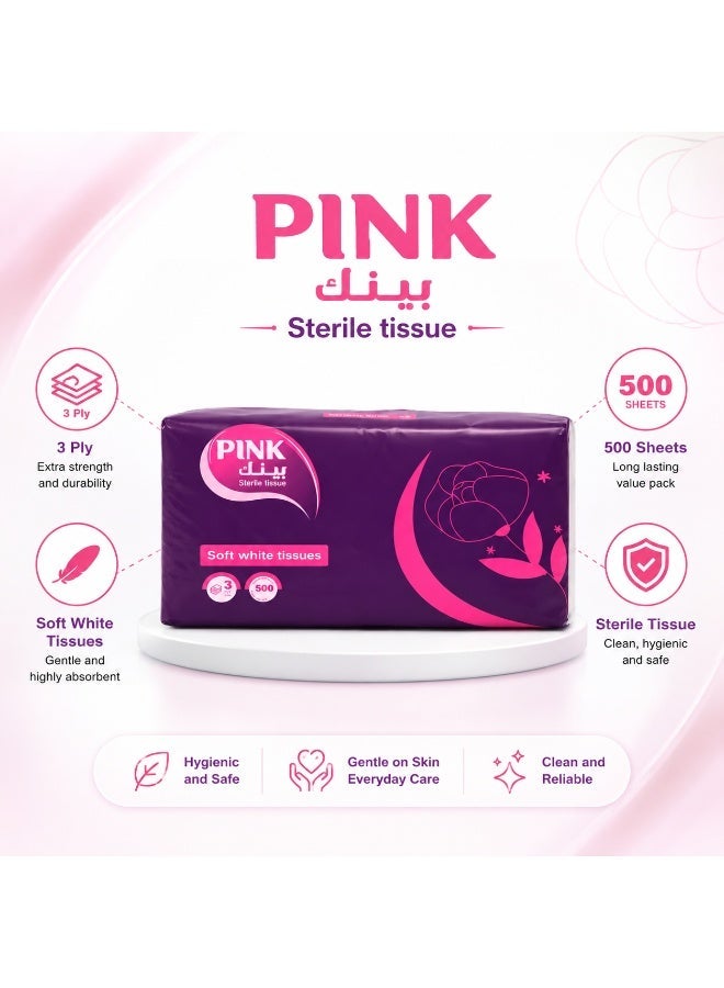 بينك مناديل سحب 500 منديل - Image 4
