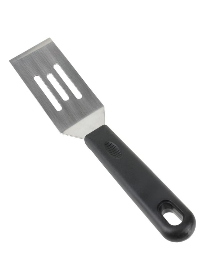 Chef Craft Stainless Steel Blade Slotted Cookie Spatula Black and Silver 8.5 Inch 22038 - Image 1