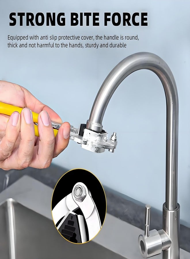 ESPETIO Faucet Aerator Removal Tool with Aerator Key and Cut Resistant Gloves,Faucet Wrench with Aerator Shell Removal Tool Faucet Replacement Part Repair Spanner for Kitchen and Bathroom - Image 2