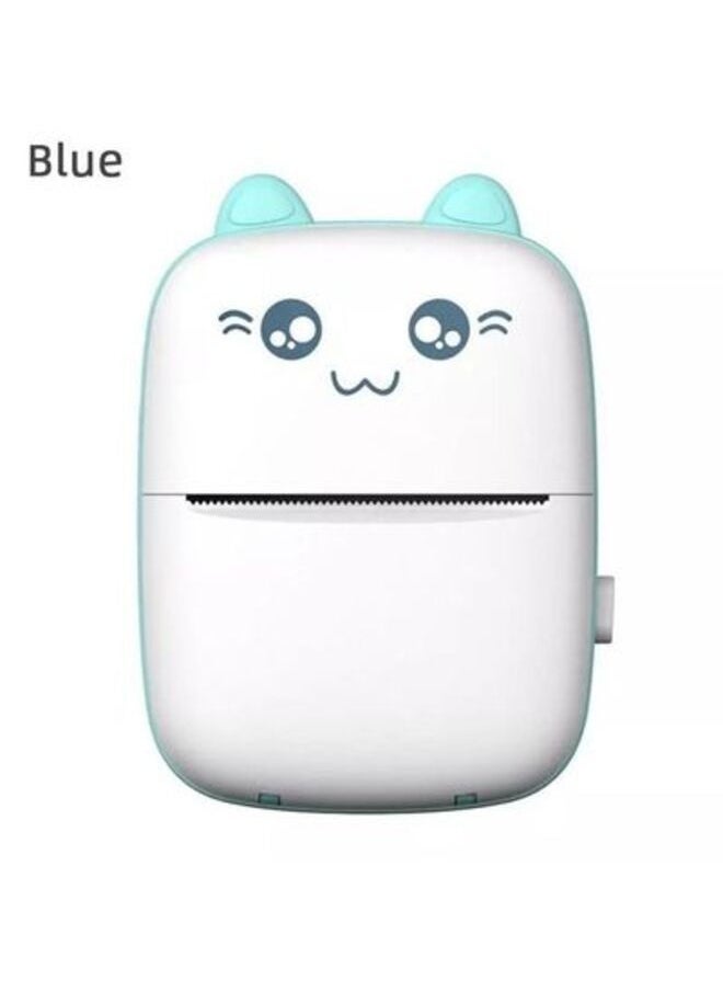Portable Mini Thermal Pocket Printer Blue