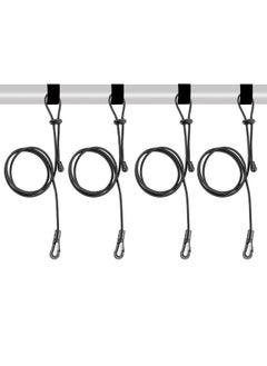 MOOCY Kayak Paddle Leash Safety Rod Adjustable Canoe Paddle Fishing Rod For Kayaking Securing Canoe Sup Board Rowing Surfing Cycling Survival Paracord Bungee Cord Safety Lanyard  - Image 1