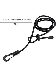MOOCY Kayak Paddle Leash Safety Rod Adjustable Canoe Paddle Fishing Rod For Kayaking Securing Canoe Sup Board Rowing Surfing Cycling Survival Paracord Bungee Cord Safety Lanyard  - Image 3