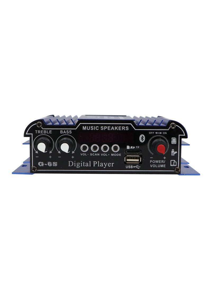 Generic Hi-Fi Stereo 2-Channel Output Power Amplifier, Black  - Image 1