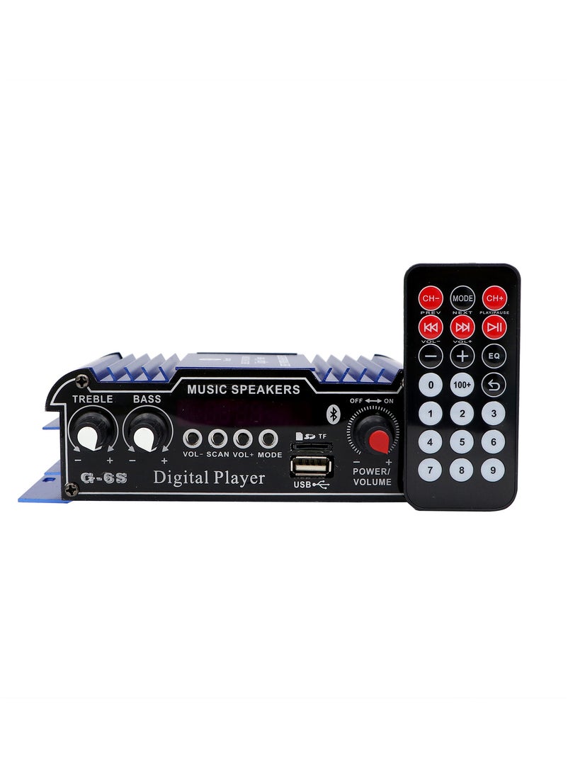 Generic Hi-Fi Stereo 2-Channel Output Power Amplifier, Black  - Image 2