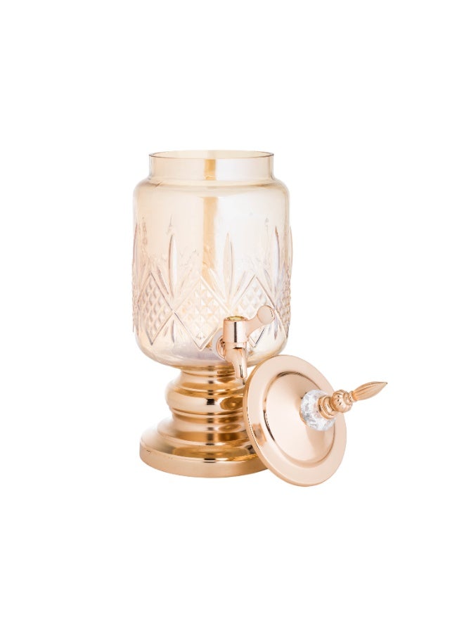 باصرة طقم موزع عصير زجاج مع كاسات مكون من 7 قطع - Image 3