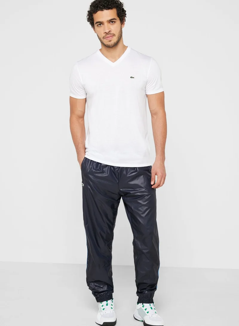 LACOSTE Side Stripe Track Pants