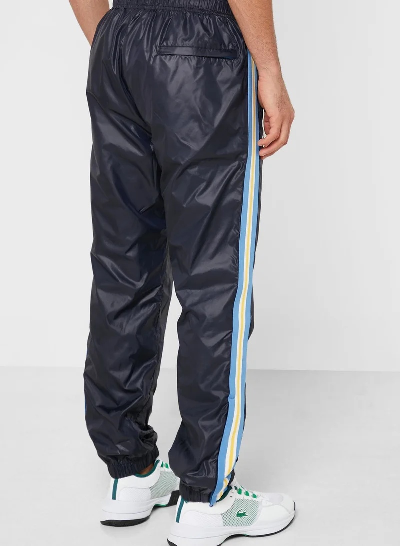 LACOSTE Side Stripe Track Pants