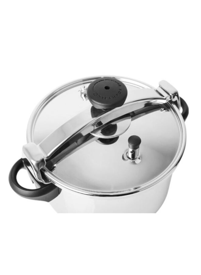 Silampos 10Liters Stainless Steel Pressure Cooker with Basket Silver 10 L 643122018610B100 silver - Image 2
