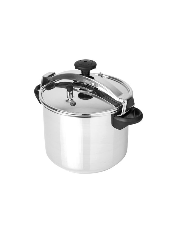 Silampos 10Liters Stainless Steel Pressure Cooker with Basket Silver 10 L 643122018610B100 silver - Image 1