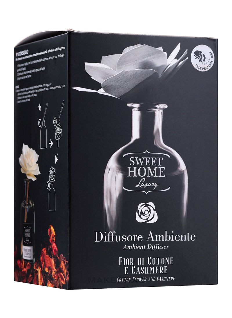 Sweet Home Ambient Diffuser Cotton Flower & Cashmere Luxury Ambient Fragrance 250ML  - Image 1