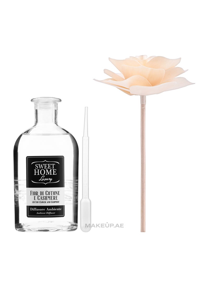 Sweet Home Ambient Diffuser Cotton Flower & Cashmere Luxury Ambient Fragrance 250ML  - Image 2
