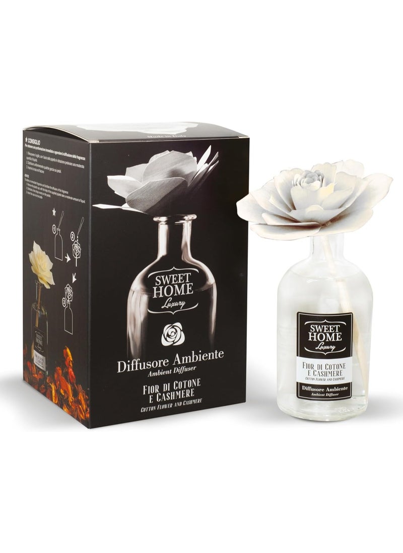 Sweet Home Ambient Diffuser Cotton Flower & Cashmere Luxury Ambient Fragrance 250ML  - Image 3