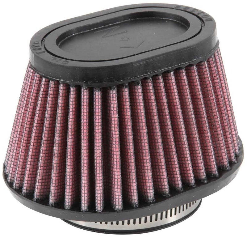 K+N K&N High-Flow Original Lifetime Universal Clamp-On Air Filter: High Performance, Premium: Flange Diameter: 2.4375 In, Filter Height: 2.75 In, Flange Length: 0.625 In, Shape: Oval Straight, RU-2780 - Image 1