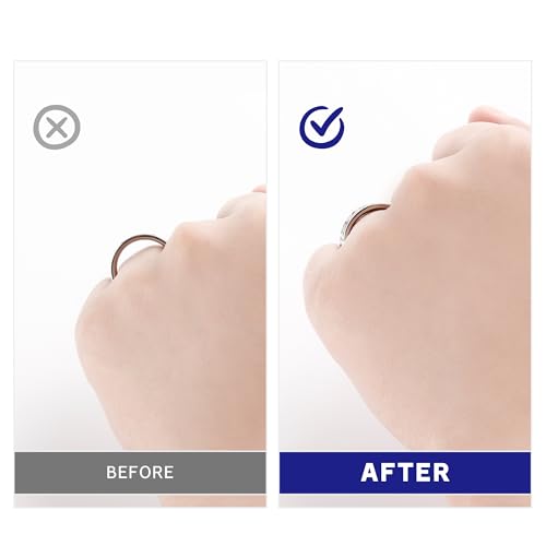 ELETIUO 22 Pack Invisible Ring Size Adjuster for Loose Rings,2 Styles Ring Reducer Jewelry Guard Ring Resizer,Multiple 16 Inserts 8 Sizes and 6 Spirals 2 Sizes,Silicone Ring Tightener Fit for Almost Ring - Image 4