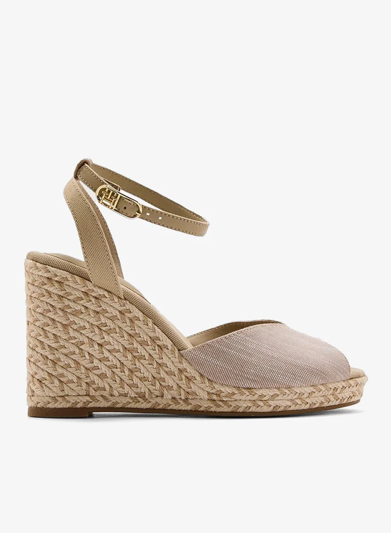 TOMMY HILFIGER CHAMBRAY HIGH WEDGE ESPADRILLES