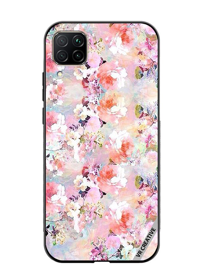VR CREATIVE Protective Case Cover For Huawei Nova 7i/P40 Lite Flower Design Multicolour - Image 1