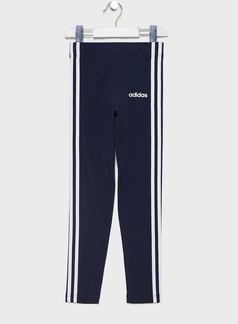 Adidas Youth 3 Stripe Tight