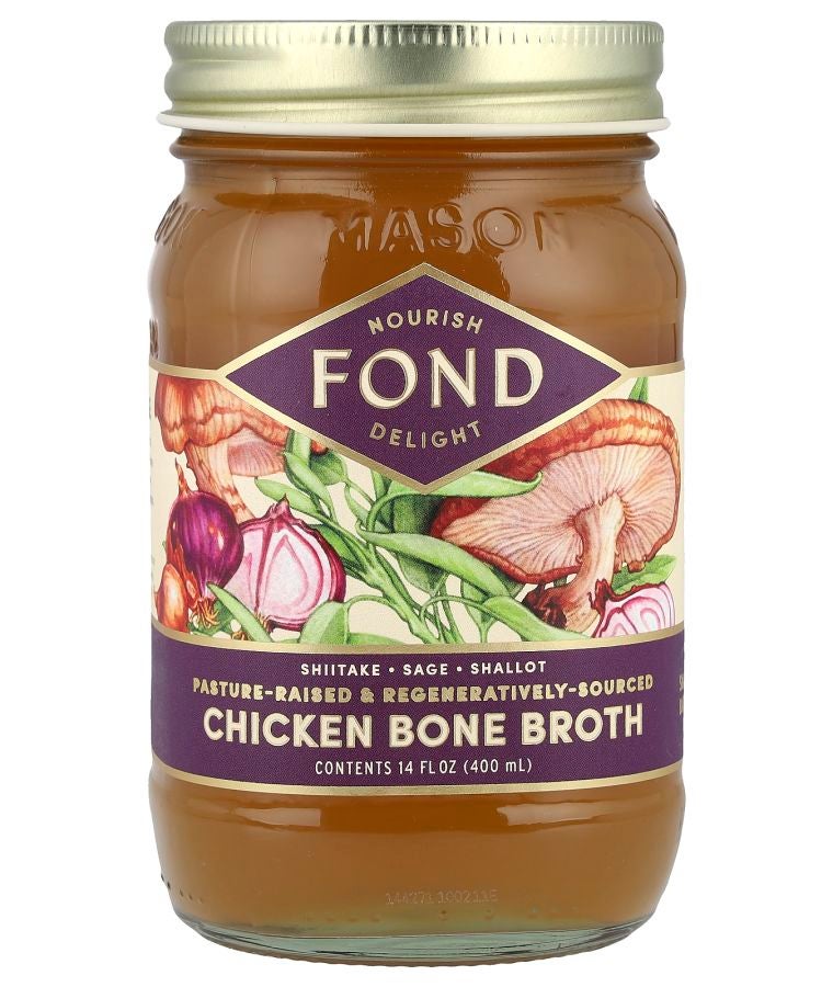 Chicken Bone Broth Shiitake & Sage 14 fl oz (400 ml)